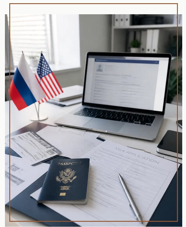Оформление визы в США для туристов и бизнеса в Советской Гавани