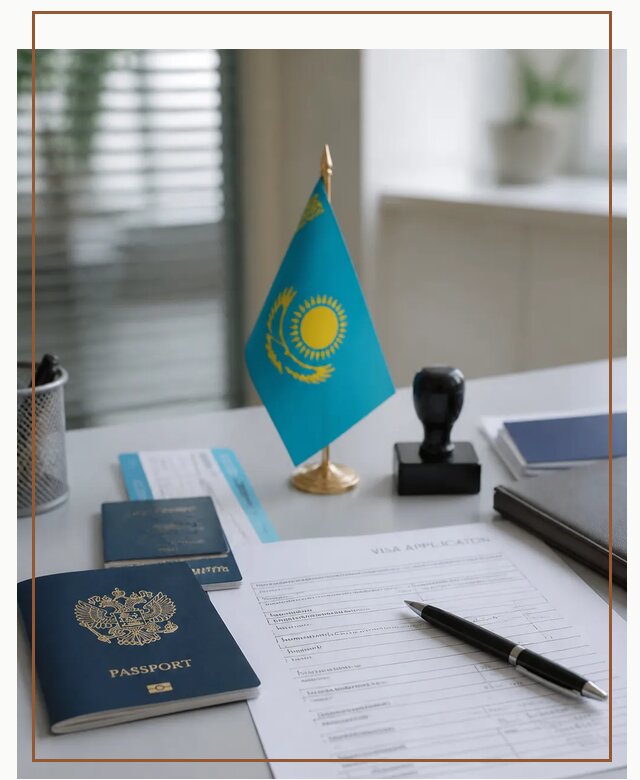 Оформление визы в Казахстан для поездки и работы в Советской Гавани